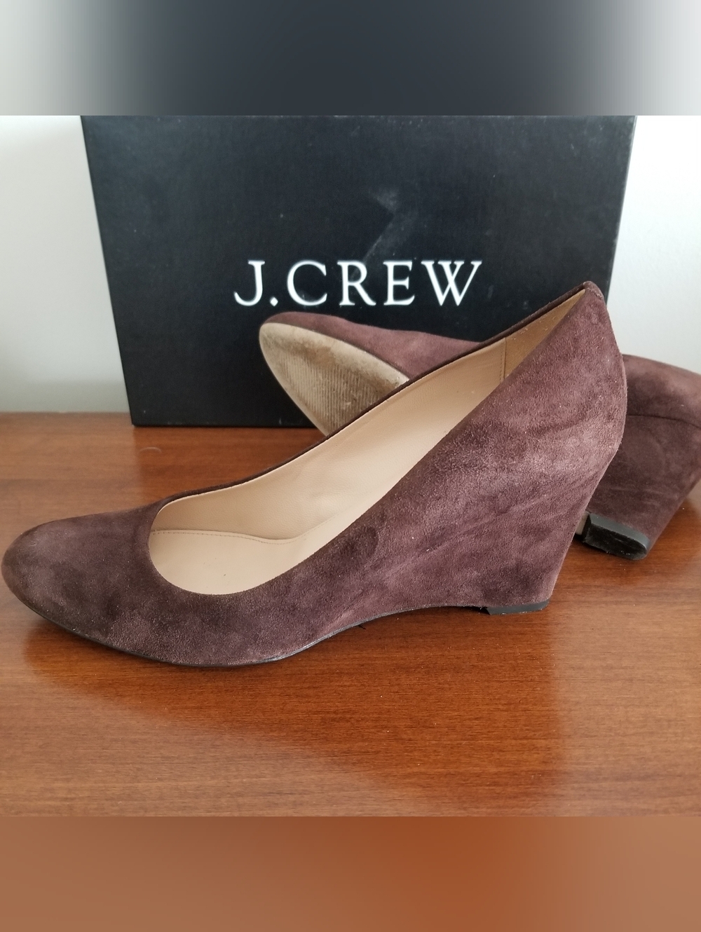 J Crew Martina Suede Wedge